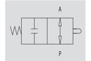 Zawór krańcowy VF 3/8" BSPP NA, Rozmiar gwintu: 3/8" BSPP