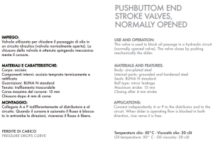 Zawór krańcowy VF 3/8" BSPP NA, Rozmiar gwintu: 3/8" BSPP