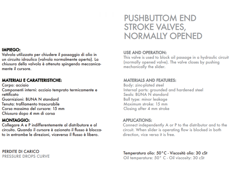 Zawór krańcowy VF 3/8" BSPP NA, Rozmiar gwintu: 3/8" BSPP