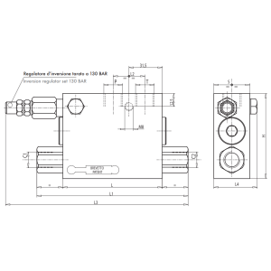 Zawór do pługa obrotowego VRA 3/8" BSPP 40/50 SE, Rozmiar 