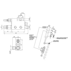 Zawór do pługa obrotowego VRAP 3/8" BSPP 80/100 SS, Rozmia