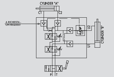 Zawór podwójnego działania do pługa obrotowego VRAP 3/8