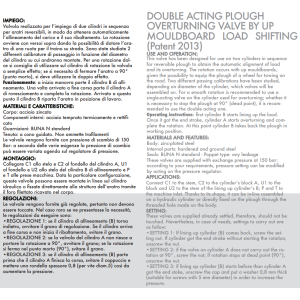Zawór podwójnego działania do pługa obrotowego VRAP 3/8