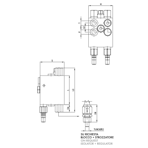 Zawór podwójnego działania do pługa obrotowego VRAP 3/8
