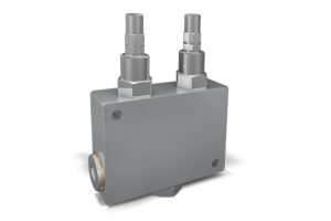 Jednodrogowy blok specjalny VNS 3/8" BSPP, Rozmiar gwintu: 3