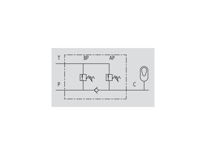 Jednodrogowy blok specjalny VNS 3/8" BSPP, Rozmiar gwintu: 3