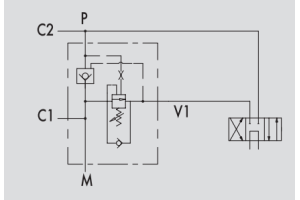 Zawór regeneracyjny 1/2" BSPP, Rozmiar gwintu: 1/2" BSPP