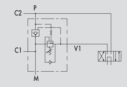 Zawór regeneracyjny 1/2" BSPP, Rozmiar gwintu: 1/2" BSPP