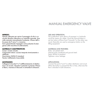 Ręczny zawór awaryjny VEM 1/2" BSPP, Rozmiar gwintu: 1/2"