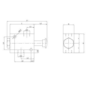 Ręczny zawór awaryjny VEM 1/2" BSPP, Rozmiar gwintu: 1/2"