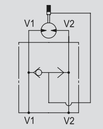 Zawór odblokowujący hamulce VSBF 1/2" BSPP OMP/OMR, Rozmia