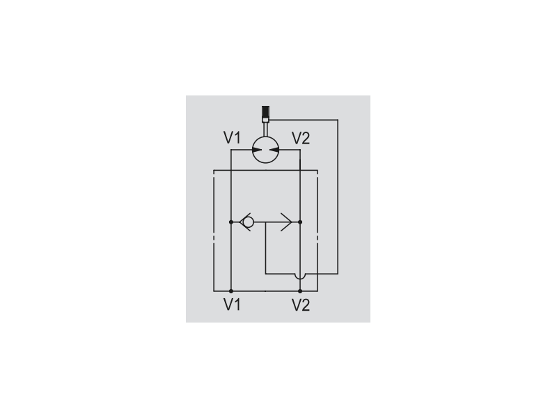 Zawór odblokowujący hamulce pionowy VSBF 1/2" BSPP OMS, Ro
