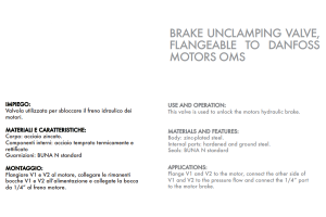 Zawór odblokowujący hamulce pionowy VSBF 1/2" BSPP OMS, Ro