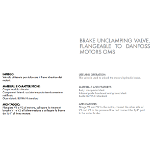 Zawór odblokowujący hamulce pionowy VSBF 1/2" BSPP OMS, Ro