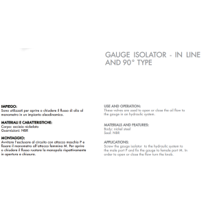 Izolator miernika EML 1/4" BSPP MF, Rozmiar gwintu: 1/4" BSP