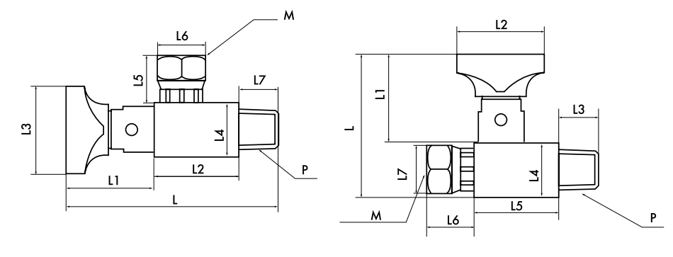 Izolator miernika EML 1/4" BSPP MF, Rozmiar gwintu: 1/4" BSP