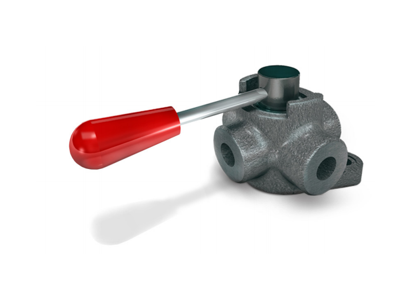 Zawór rozdzielający w 3 strony DF 3 3/8" BSPP, Rozmiar gwi