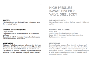 Zawór rozdzielający w 3 strony wysokiego ciśnienia DF 1/4