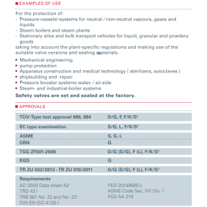 Zawór bezpieczeństwa Seria 851, Rozmiar gwintu (2): 1.1/2'