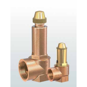 Zawór bezpieczeństwa Seria 652, Rozmiar gwintu (2): 3/4" B