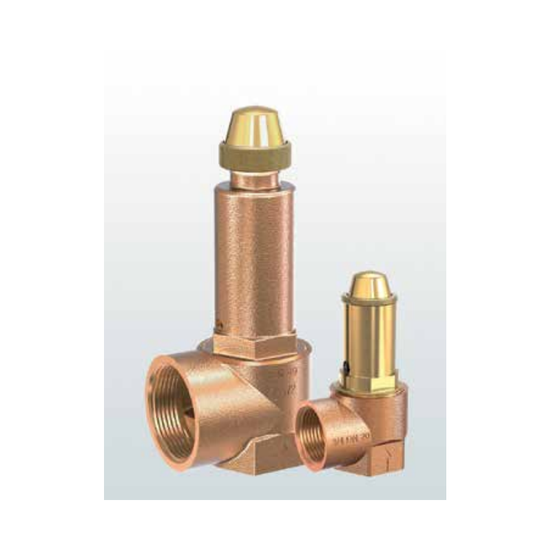 Zawór bezpieczeństwa Seria 652, Rozmiar gwintu (2): 3/4" B