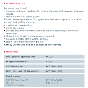 Zawór bezpieczeństwa Seria 861, Rozmiar gwintu (2): 3/8" B