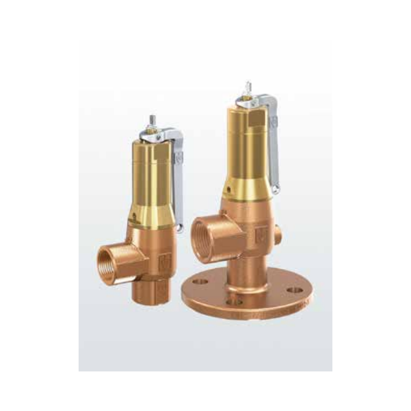 Zawór bezpieczeństwa Seria 642, Rozmiar gwintu (2): 3/4" B