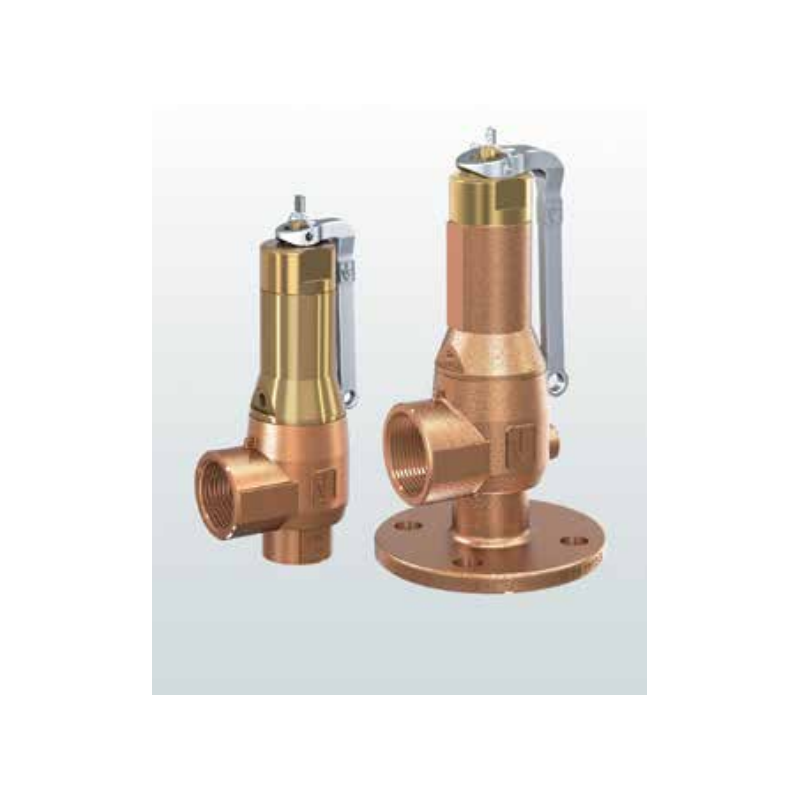 Zawór bezpieczeństwa Seria 645, Rozmiar gwintu (2): 3/4" B