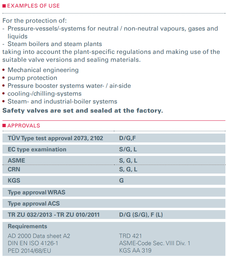 Zawór bezpieczeństwa Seria 645, Rozmiar gwintu (2): 1/2" B