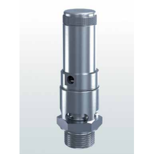 Zawór bezpieczeństwa Seria 410, Rozmiar gwintu (2): 3/8" B