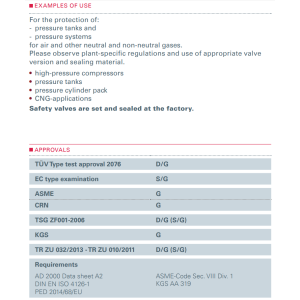 Zawór bezpieczeństwa Seria 492, Rozmiar gwintu (2): 1/2" B