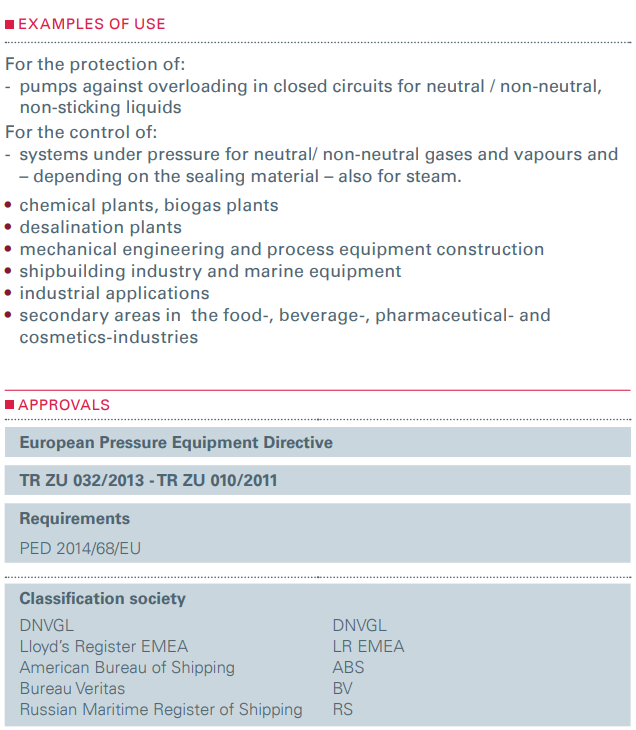 Zawór bezpieczeństwa Seria 418, Rozmiar gwintu (2): 1/2" B