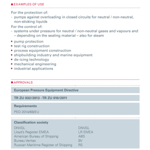 Zawór bezpieczeństwa Seria 617, Rozmiar gwintu (2): 2" BSP