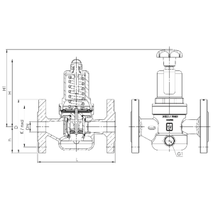 Zawór bezpieczeństwa Seria 631, Średnica nominalna DN: DN