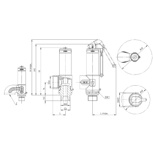 Zawór bezpieczeństwa Seria 2480, Rozmiar gwintu (2): 1/2" 