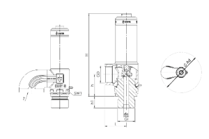 Zawór bezpieczeństwa Seria 2580, Rozmiar gwintu (2): 3/8" 