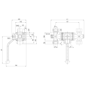 Zawór bezpieczeństwa Seria 2780, Rozmiar gwintu (2): 1" BS
