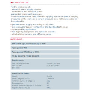 Zawór redukujący ciśnienie Seria 681, Rozmiar gwintu (2):