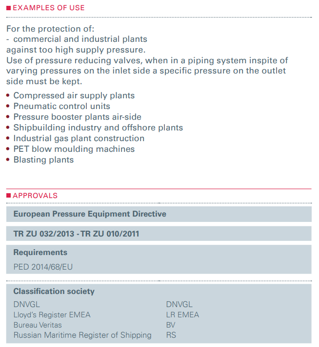 Zawór redukujący ciśnienie Seria 684, Rozmiar gwintu (2):