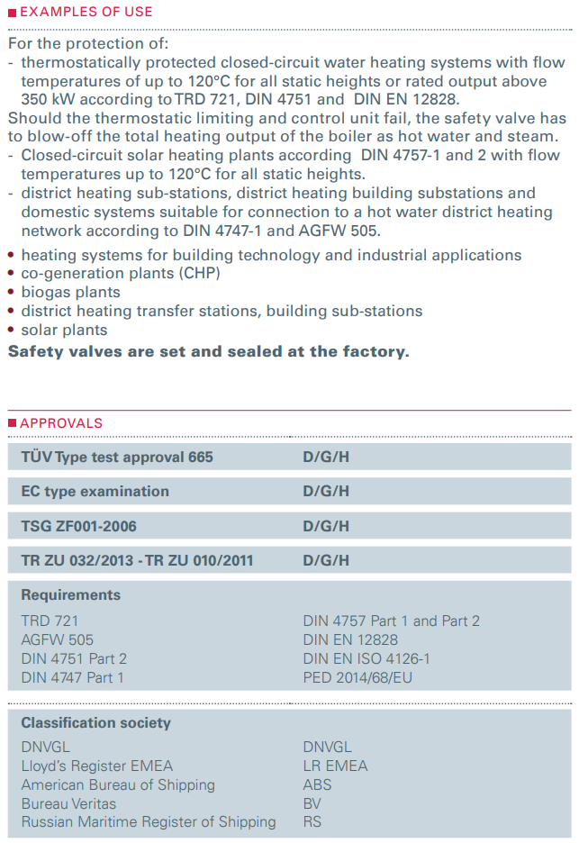 Zawór bezpieczeństwa Seria 851bH, Rozmiar gwintu (2): 1/2"