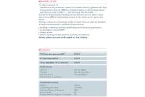 Zawór bezpieczeństwa Seria 852bHL, Średnica nominalna DN: