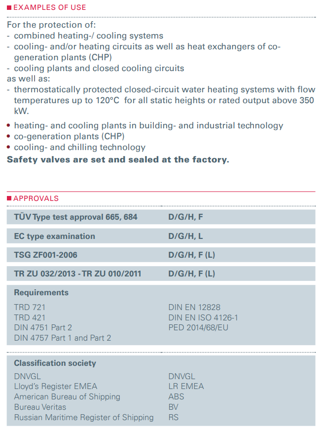 Zawór bezpieczeństwa Seria 851bHF, Rozmiar gwintu (2): 1/2