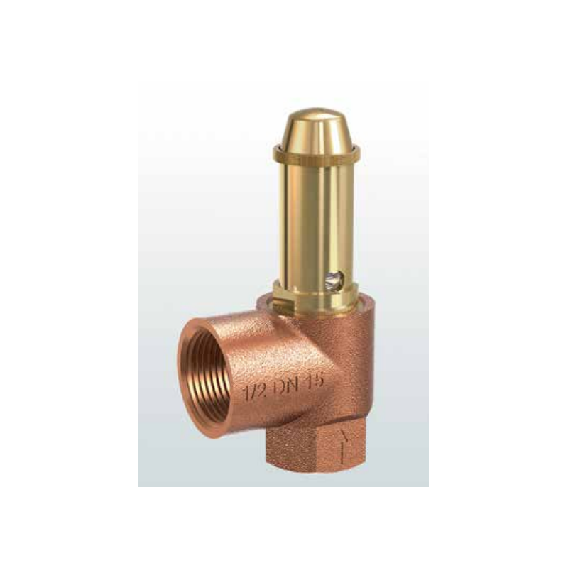 Zawór bezpieczeństwa Seria 651mSK, Rozmiar gwintu (2): 3/4