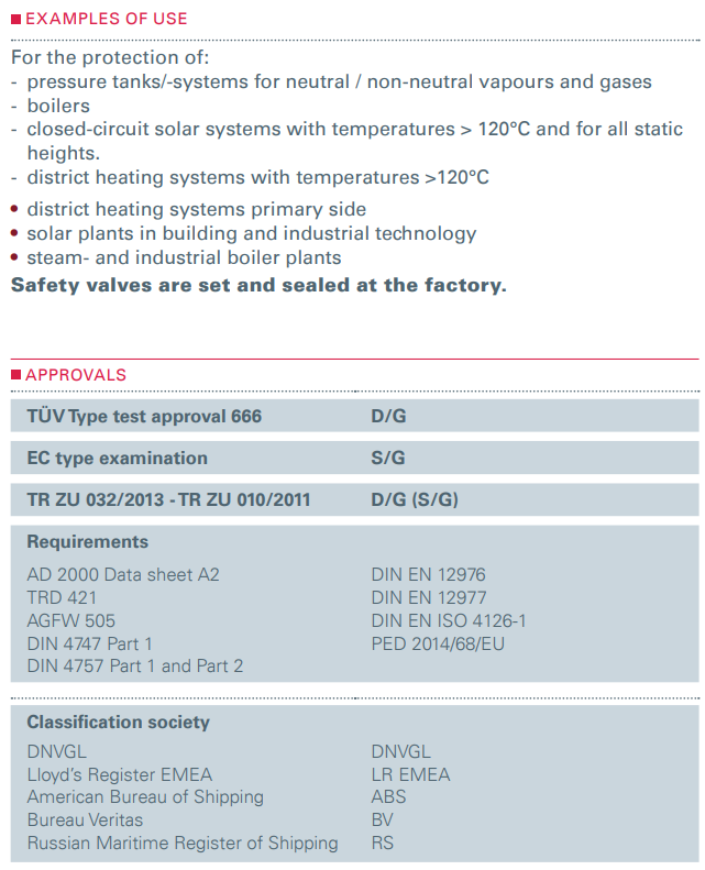 Zawór bezpieczeństwa Seria 451bG, Rozmiar gwintu (2): 1/2"