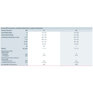 Zawór bezpieczeństwa Seria 669, Rozmiar gwintu (2): 3/4" B