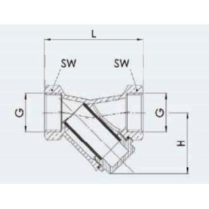 Filtr Typ 685, Rozmiar gwintu (2): 2" BSPP, Średnica nomina