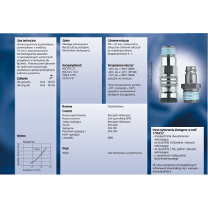 Szybkozłącze Seria 1700KA/27SF