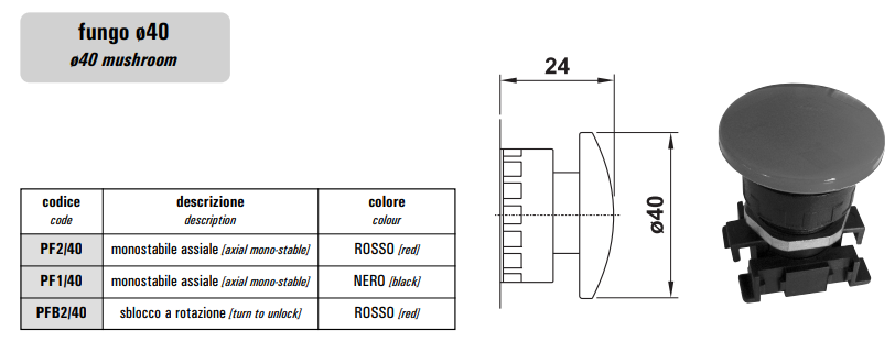 Zawór 521 sterowany manualnie przyciskiem