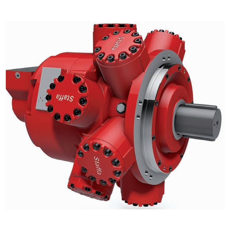 4-biegowy, radialny silnik tłokowy o dużej mocy do zastoso