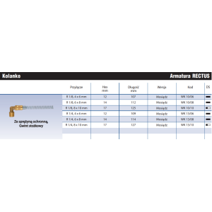 Kolanko ze sprężyną ochronną WK